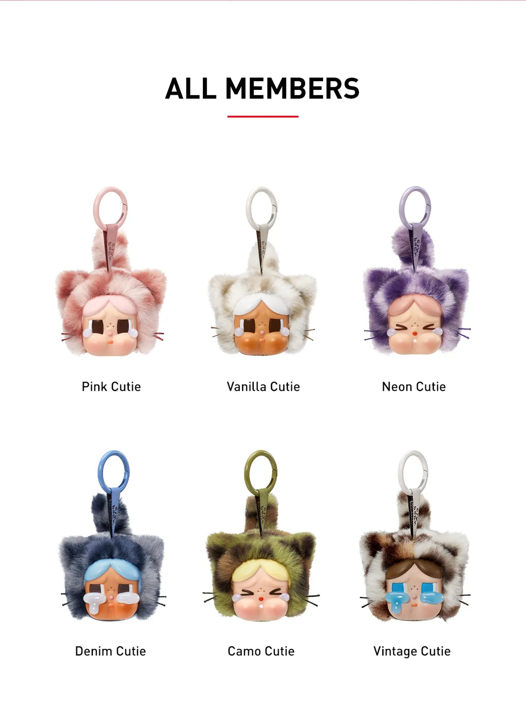 CRYBABY Wild But Cutie Series Key Chain Blind Box (Single Box)