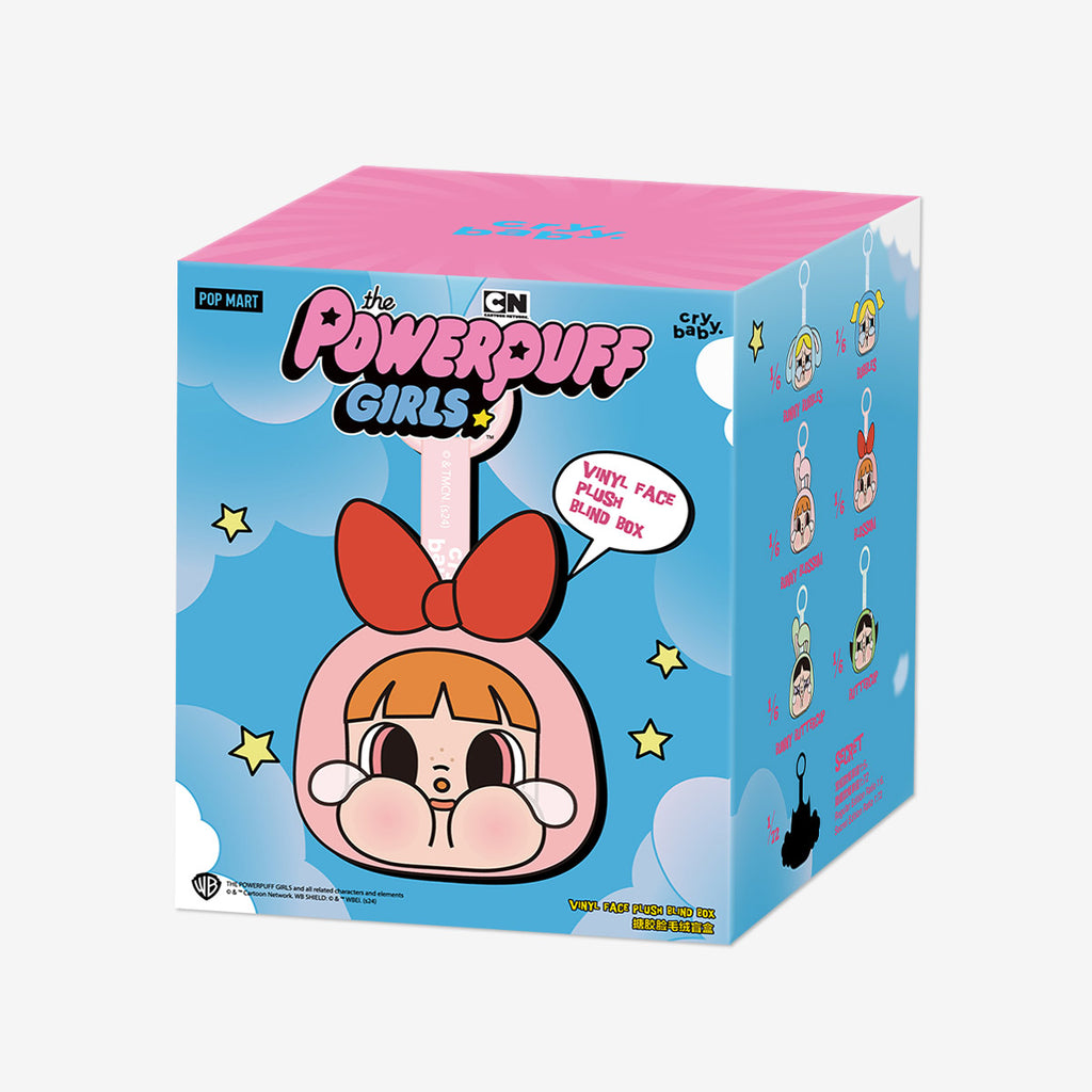 CRYBABY × Powerpuff Girls Series-Vinyl Face Plush Blind Box (Single Box)